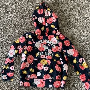 Floral Abercrombie hoodie